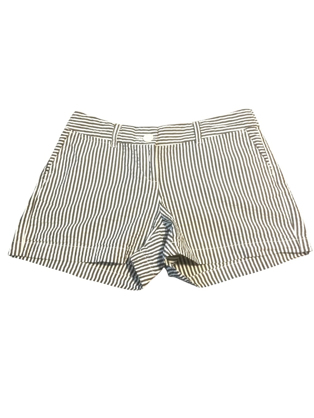 Crown and Ivy-Navy and White Shorts-4 petite